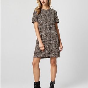 Le Chateau Leopard Print Crepe de Chine Dress 🐆